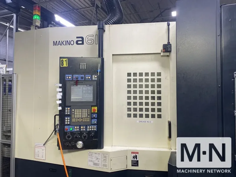 (2) Makino A61 CNC 4th-Axis Horizontal Machining Center, 2008 w/ 24 Station Pallet Pool