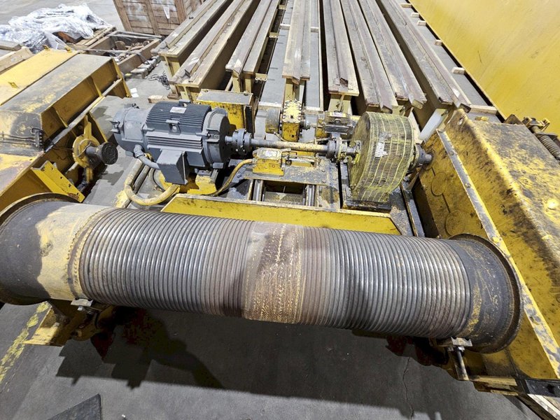 30 TON X 61'8" ZENAR DOUBLE GIRDER OVERHEAD BRIDGE CRANE 40' LIFT, CLASS D : YOBRO #25191