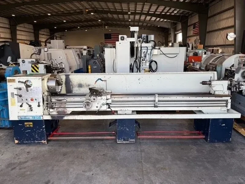 WILLIS 18120  18”/28” x 120”cc Gap Lathe #7505