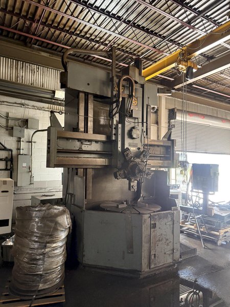 GIDDINGS &amp; LEWIS VERTICAL TURRET LATHE. STOCK # 0546726