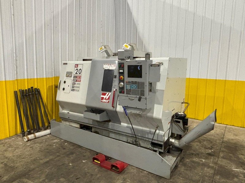 2004 HAAS MODEL #SL-20T CNC LATHE TURNING CENTER C AXIS &amp; LIVE TOOLING: YOBRO #24480