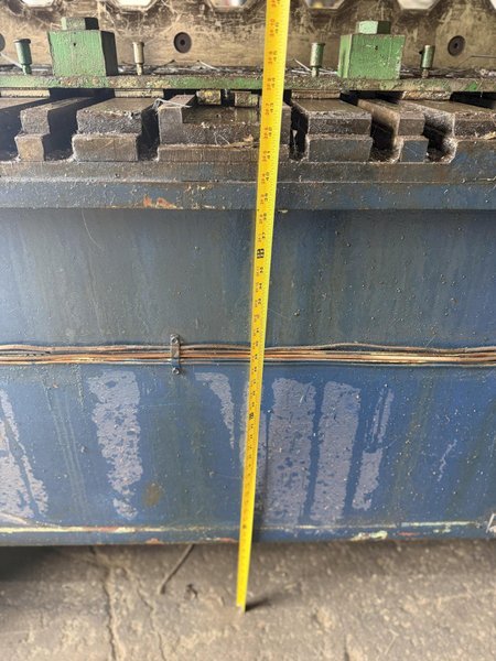 100 TON X 64" WIDE STAMCO MODEL #810-64 CUTOFF PRESS, WITH AIR CLUTCH: YOBRO #24793