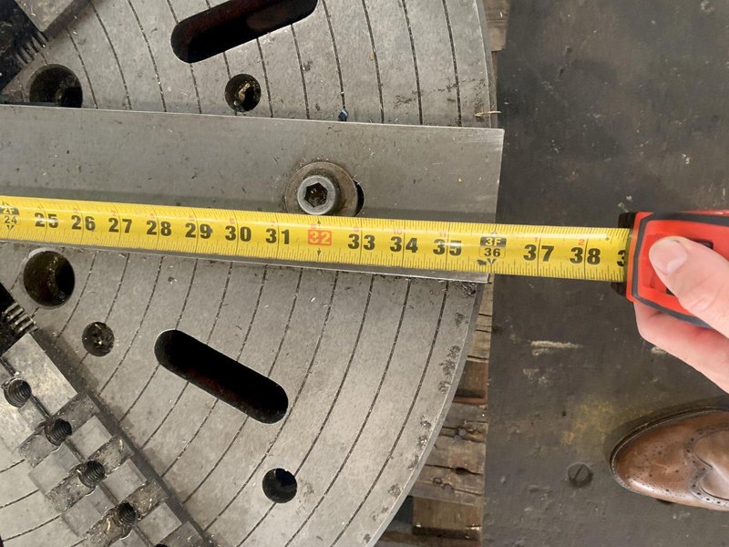 36&quot; 4-JAW LATHE CHUCK. STOCK # 0998824.