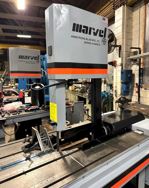 18&quot; x 22&quot; Marvel Series 8 Mark II Tilt Frame Vertical Band Saw , 1&quot; Blade, 2 HP, Reconditioned