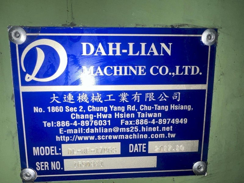 Dah-Lian Model NF 17B-6S Six Die Nut Forming Machine