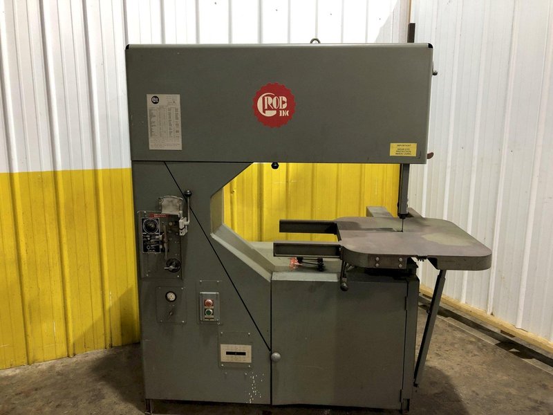 36" GROB MODEL #4V-36 VERTICAL BAND SAW: STOCK #17576