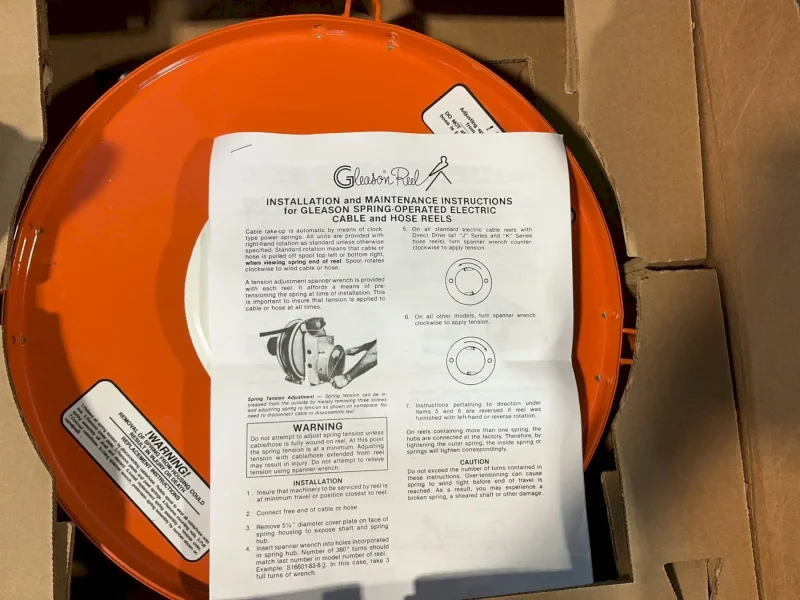 GLEASON REEL SPRING MOTOR KIT