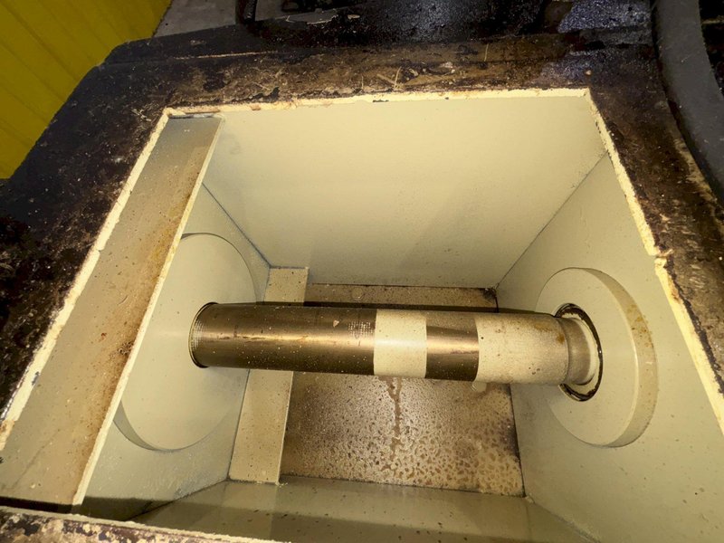 4,000 LBS X 18″ CWP MODEL #3RD18 PULL OFF DOUBLE END UNCOILER COIL REEL USED