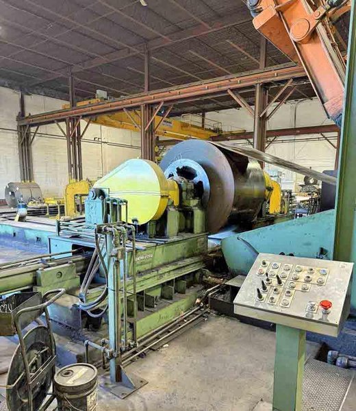 72" x 0.500" x 60,000# Herr Voss Cut To Length Line