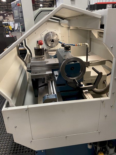 17" X 39" ROMI MODEL #C420 CNC TEACH ENGINE LATHE, NEW 2013: STOCK #14423