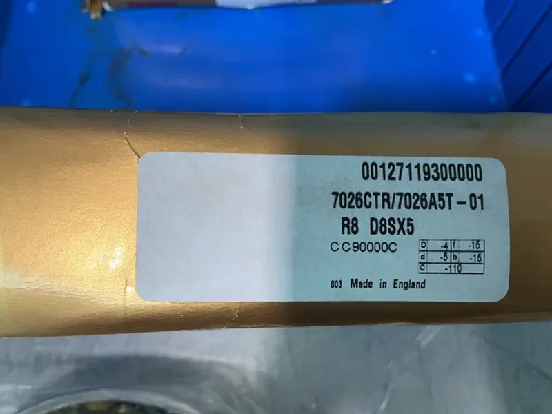 Nsk 8” Outer Diameter / 5” Bore Super Precision Bearings - 7026ctr/7026a5t-01