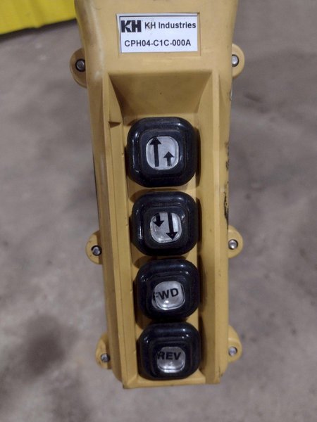 5 TON YALE MODEL #BE050X026L15S CABLE HOIST WITH POWER TROLLEY: STOCK #16589