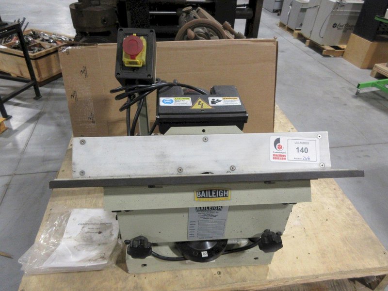 Baileigh Industrial CM-6 Plate Beveling and Chamfering Machine- Auction Item