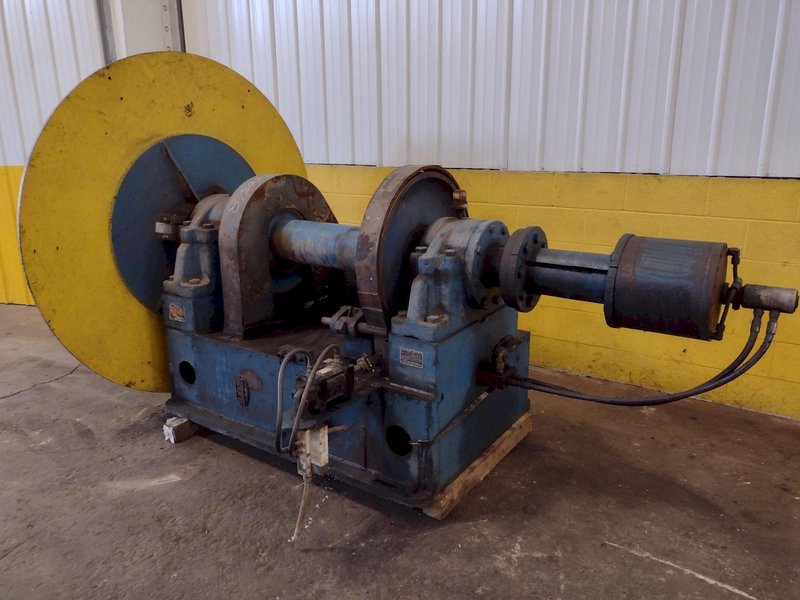 30,000 LBS X 48" YODER PULL OFF UNCOILER / COIL REEL: STOCK #16920