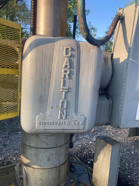 5' X 13" CARLTON RADIAL ARM DRILL. STOCK #0112026