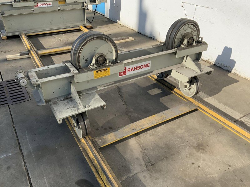 10 TON RANSOME TANK ROLL SET ON ADJUSTABLE TRACK: STOCK #81221