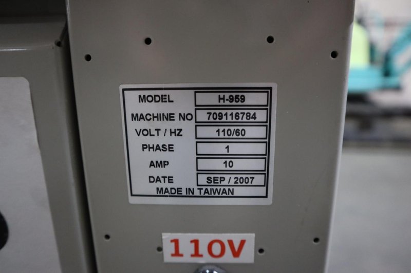 ULINE H-959 Poly Strapping Machine, Semi-Automatic, Portable on Casters- Auction Item