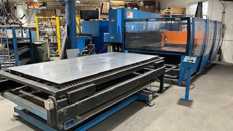 4,000 Watt Prima Platino CO2  Laser 5′ x 10′, 2009