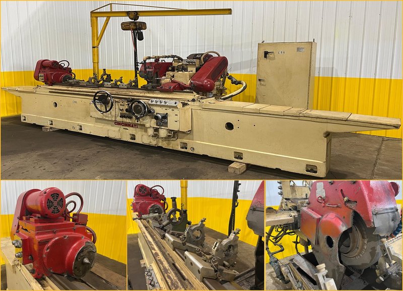 10&quot; X 96&quot; CINCINNATI PLAIN CYLINDRICAL GRINDER:  STOCK 18585