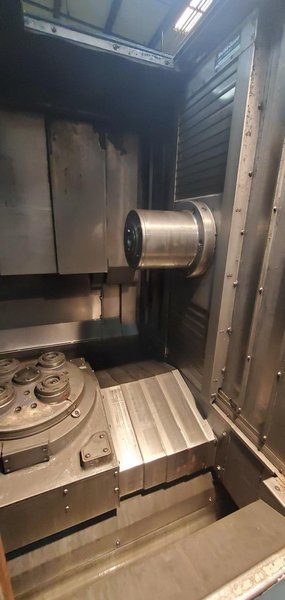 Matsuura H Plus-300 Dual Pallet CNC HMC, 2003 – Full 360° B-Axis, 12,000 RPM, 40 Tool ATC, Fanuc 16i-M