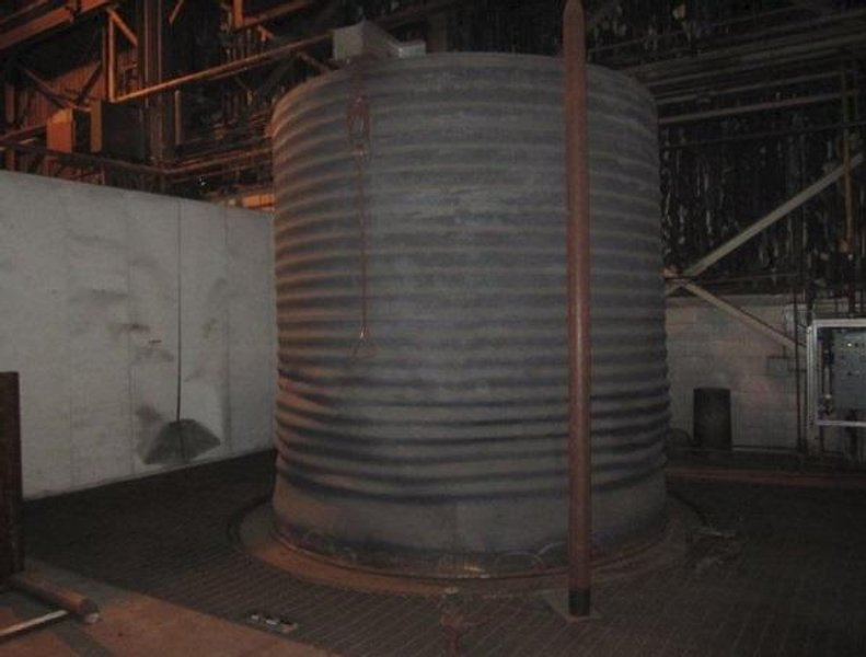 114&quot; (2900mm)W x 110&quot; (2800mm)H RAD-CON WIRE BELL ANNEALING FURNACE SYSTEM