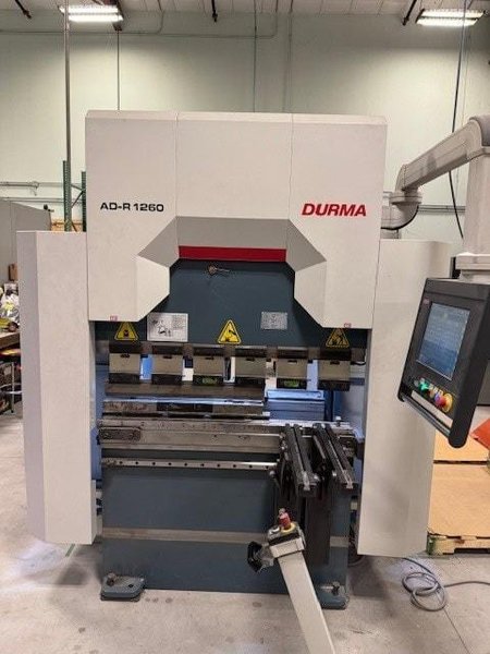 66 Ton x 4′ Durma AD-R 1260 Hydraulic Press Brake-2023, Tooling Included Upgraded Control