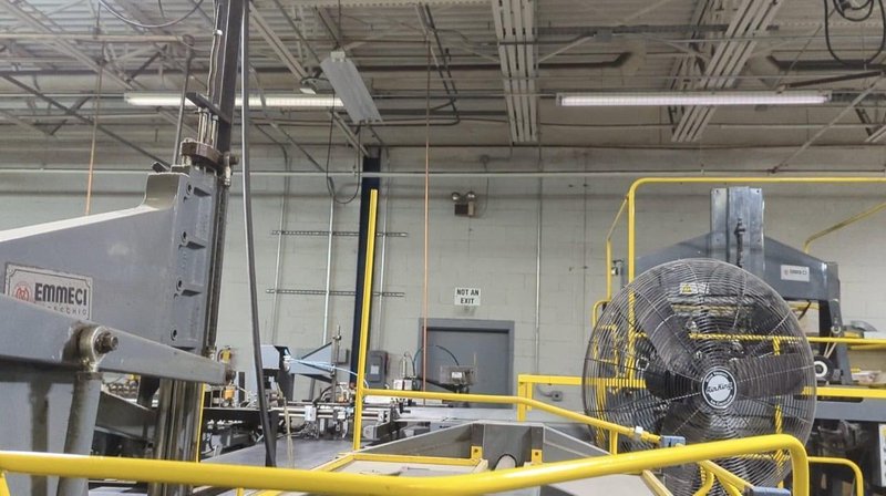 Emmeci MC-92 HSB SX Automatic Rigid Box Forming Line – Left-Hand Discharge