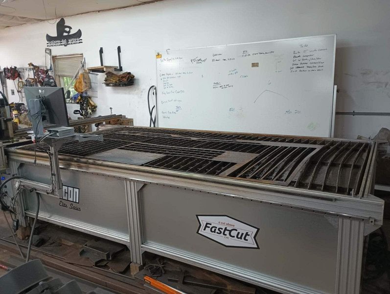 5×10 Fast Cut Icon Elite Plasma Table with Water Bed and Hypotherm Power Max85, 2020