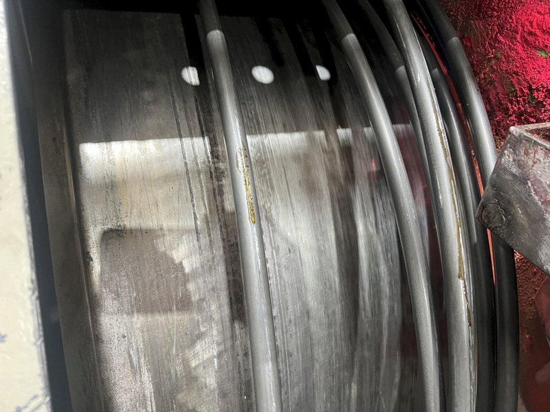 FE Model DTVA Model 4070-44 Inline Wire Drawing Machine