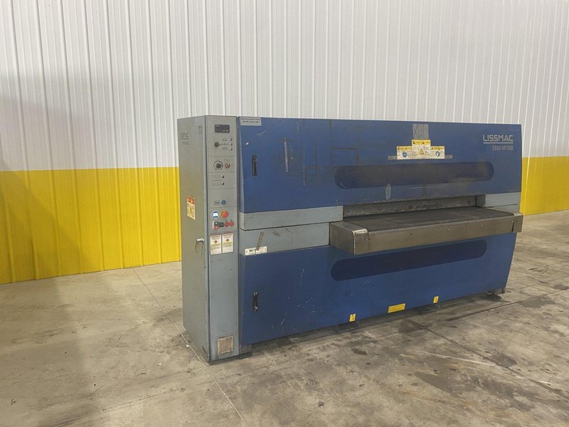 60" WIDE LISSMAC MODEL #SBM-M1500 DESCALER / BELT GRINDER: STOCK #20990