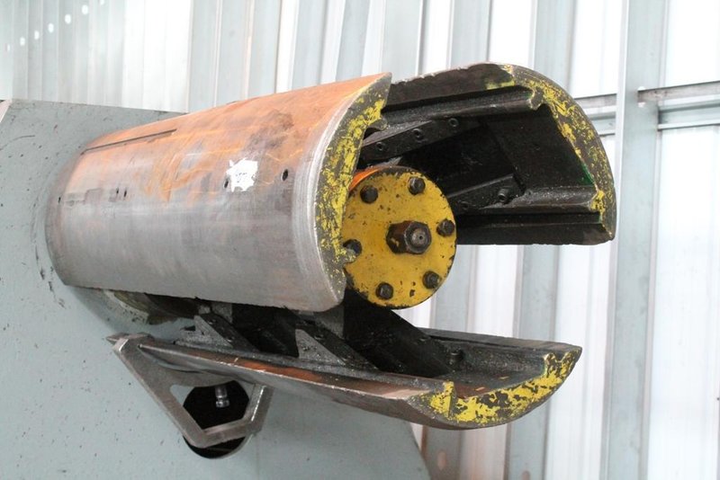 20,000 LBS X 42' AUTOMATIC FEED MOTORIZED COIL REEL &amp; CAR: STOCK #64188