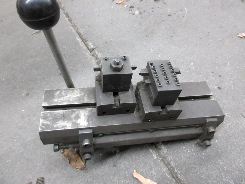 Hardinge DV-59 Lathe Dovetail Tools, Production Cross Slides (2) with Tool Holders, 6 Station Tool Turret Model L- Auction Item