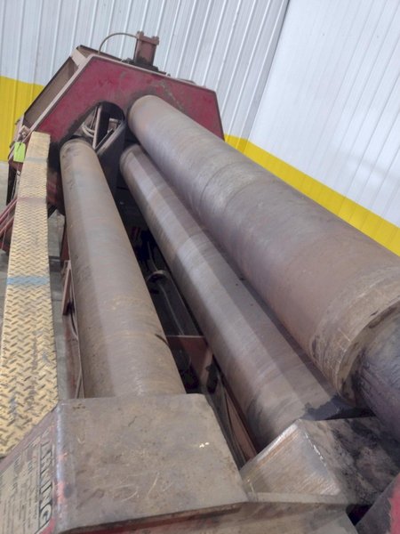 10' X 1" MONTGOMERY MODEL #4R-120100 4-ROLL HYDRAULIC PLATE BENDING ROLL: STOCK #17021