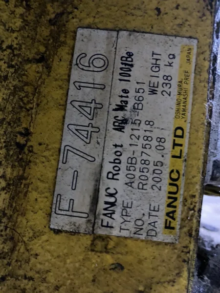 FANUC – ArcMate 100iB PARTS ONLY