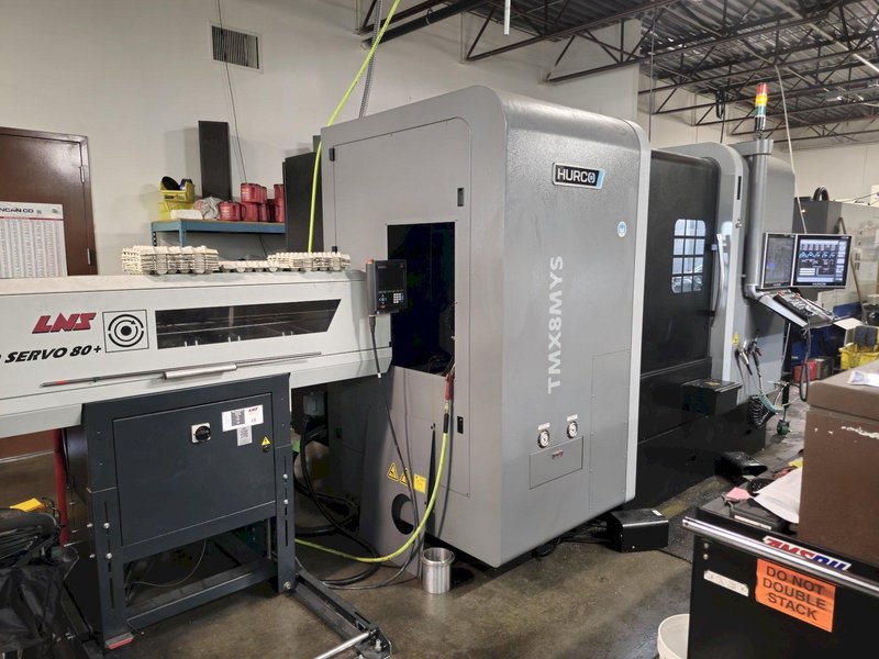 2023 HURCO TMX8MYSi CNC Lathe - 5-Axis, 4500 RPM, Live Tooling, 37 HP