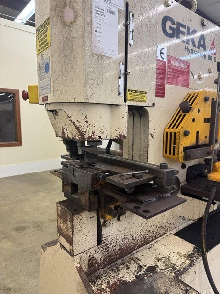 88 Ton Geka Hydracrop, Model 80-S Ironworker, 2019