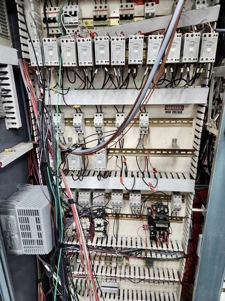 2.5″ Crown Single Screw Vented Extruder, Rebuilt to Specification in 2015 – 36:1 L/D Ratio