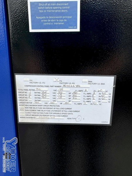 150 HP QUINCY QSI150 COMPRESSOR: STOCK #80224