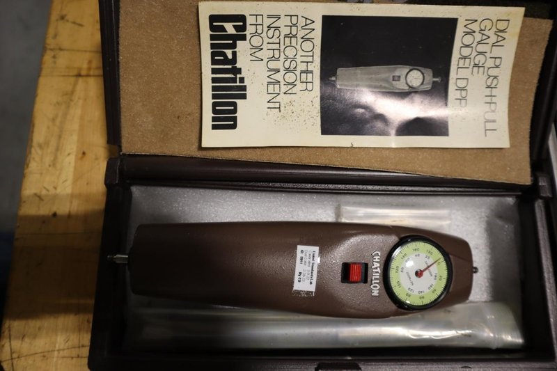 Force Gages: (3) Dial Type Push-Pull Gages and (1) Electronic- Auction Item