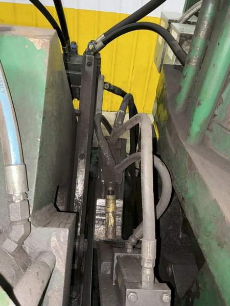 6" x 6" x 1/2" CONTROLLED AUTOMATION MODEL #ABL-74 AUTOMATIC ANGLE PUNCH &amp; SHEAR LINE: STOCK #24935