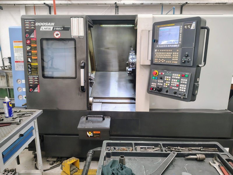 2018 Doosan LYNX 2100LYB CNC Lathe - Excellent Condition