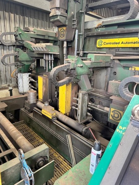 Controlled Automation DRL-348TC 3-Spindle Beam Drill, 2009