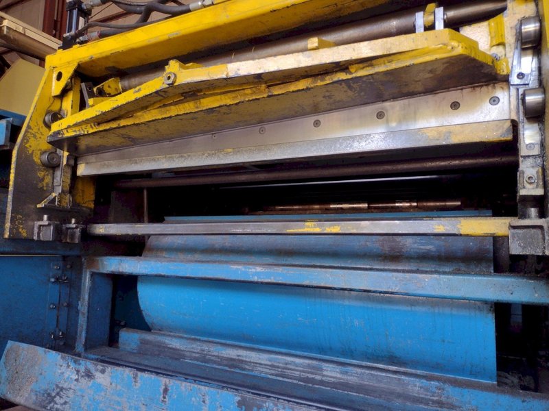 60" x 14 GA X 20,000 LB IOWA PRECISION MODEL #SLR6014-2.5 SLITTING CUT TO LENGTH COIL SLEAR LINE: YOBRO #26015