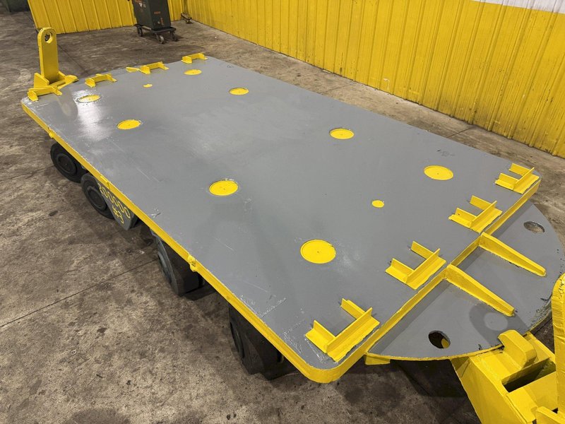 200,000 LBS x 144" x 78" HEAVY DUTY ROLLING TRANSFER CART: YOBRO #24113