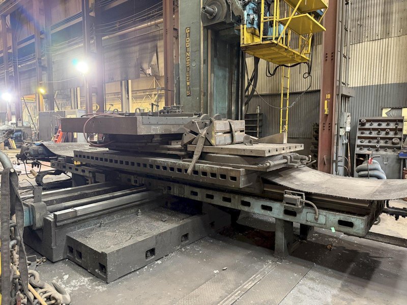 6" GIDDINGS &amp; LEWIS 70-H6-QT TABLE TYPE HORIZONTAL BORING MILL. STOCK #0547926