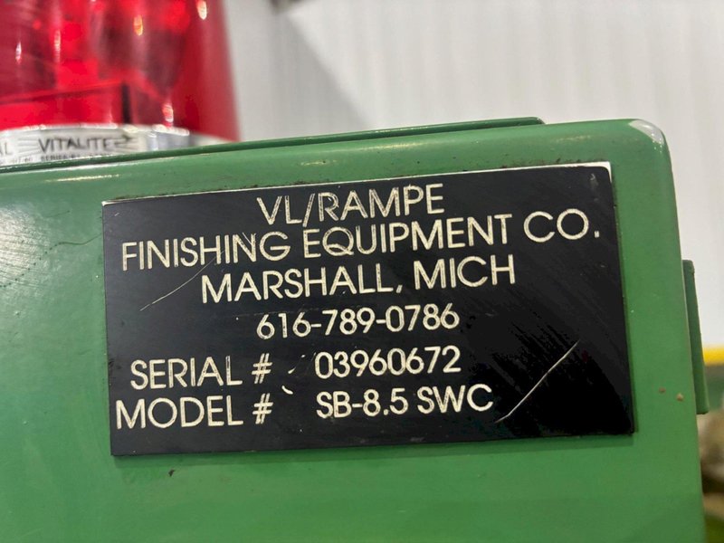 VL/RAMPE MODEL #SB-8 DUAL MEDIA VIBRATORY DEBURRING MACHINE: YOBRO #23875