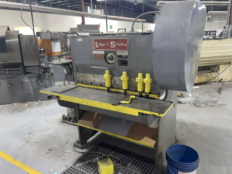 40"  x 12 GA LODGE &amp; SHIPLEY MODEL #2CT40 MECHANICAL POWER SHEAR: YOBRO #25139
