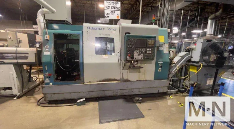 Nakamura-Tome WT-250 CNC Lathe, 2001