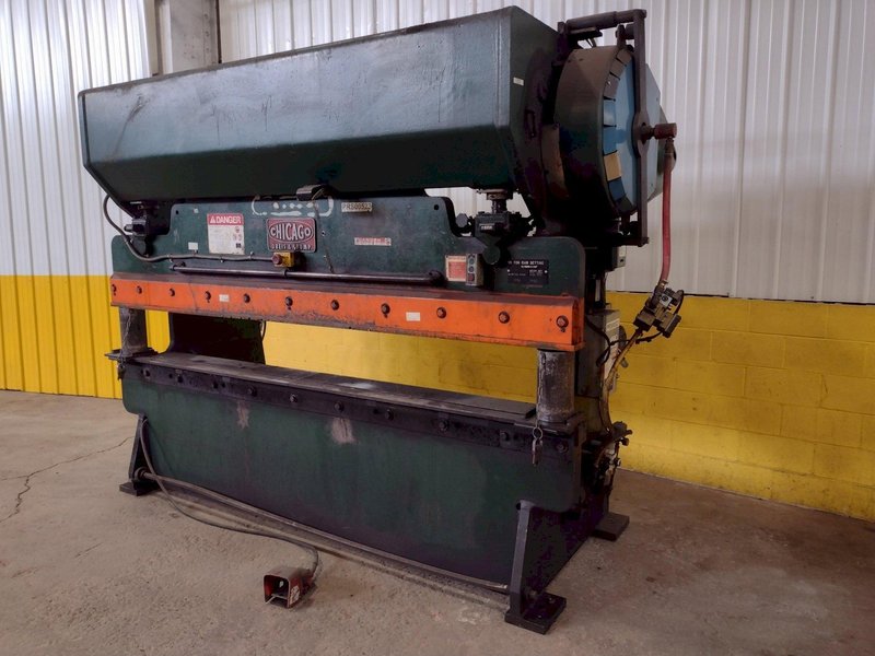 90 TON X 10' CHICAGO D&amp;K MODEL #810-L MECHANICAL BRAKE WITH AIR CLUTCH: STOCK 16343