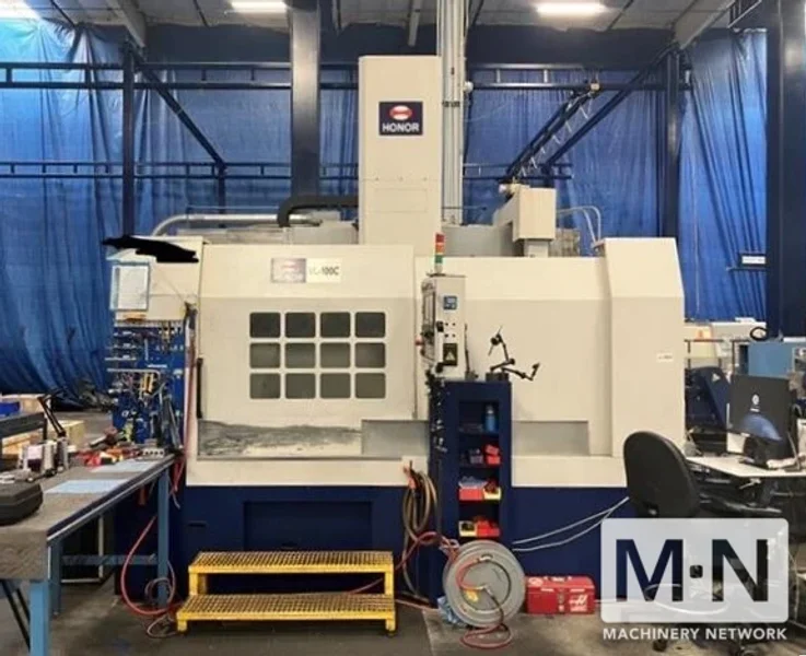 Honor Seiki VL-100C CNC Vertical Boring Mill, 2012